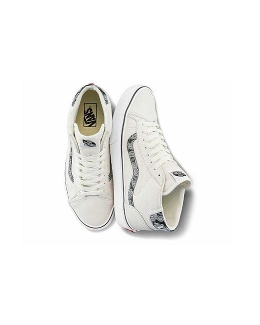 Vans White Mid Skool 37 'Sport Paisley for men