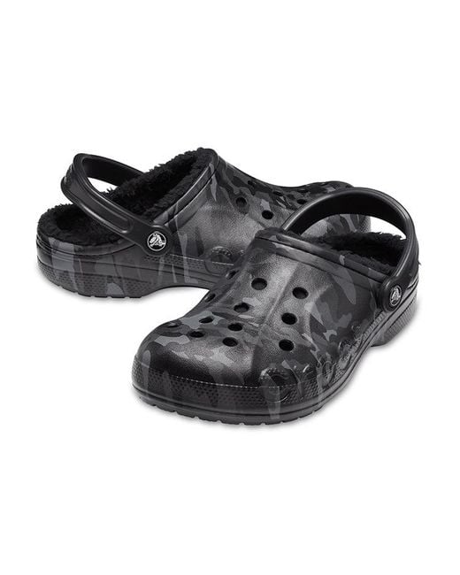 CROCSTM Black Wear-Resistant Cozy Sports Sandals