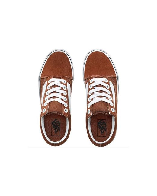 Vans Brown Old Skool Os Shoes for men