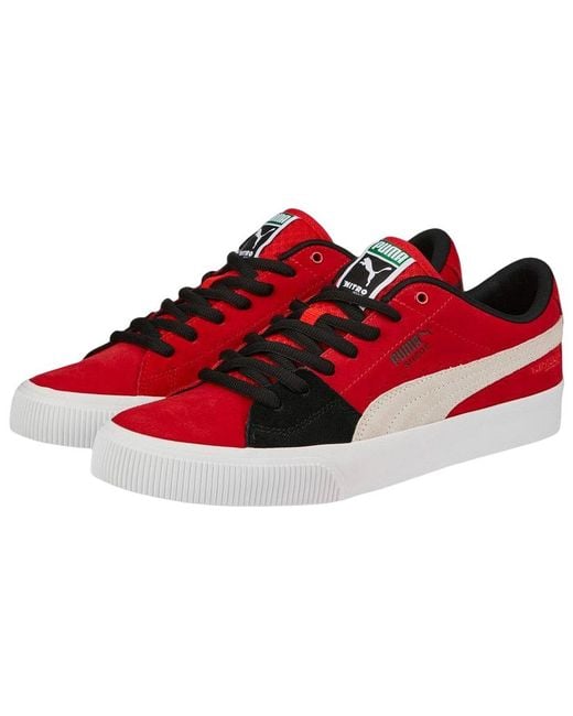 PUMA Red Suede Skate Nitro for men