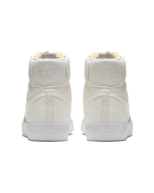 Nike White Blazer Mid for men