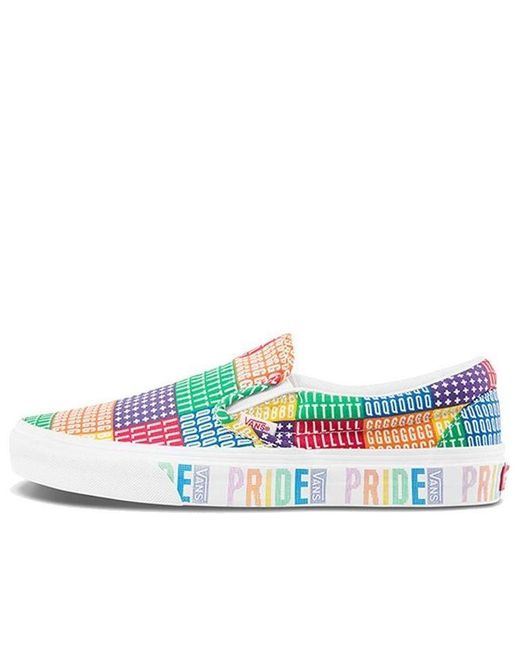 Pride checkered vans deals