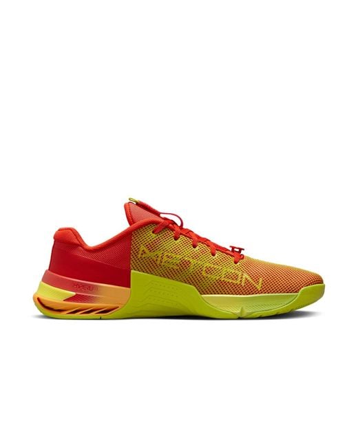 Nike Red Metcon 8 Amp 'Picante Bright Cactus' for men
