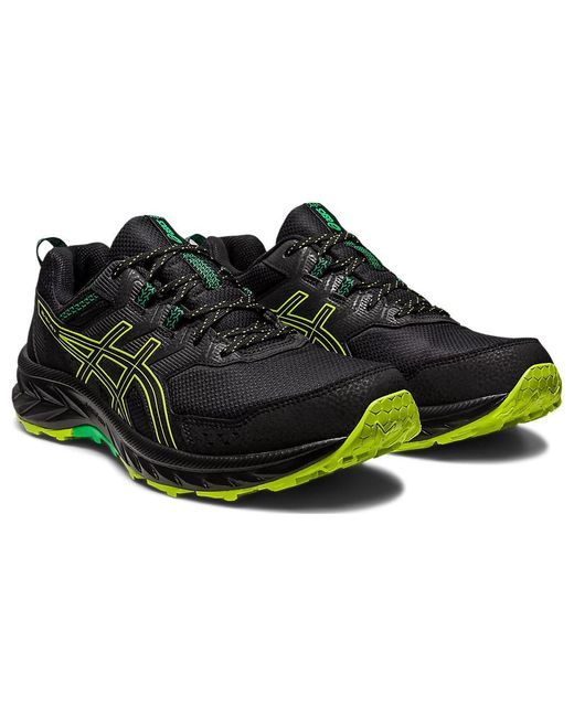 Asics Black Gel-Venture 9 Lime Zest' for men
