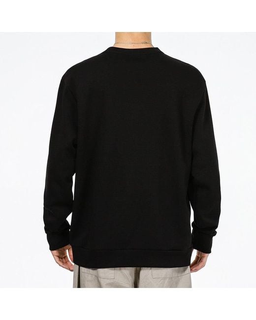 PUMA Black Crew Sweatshirt for men
