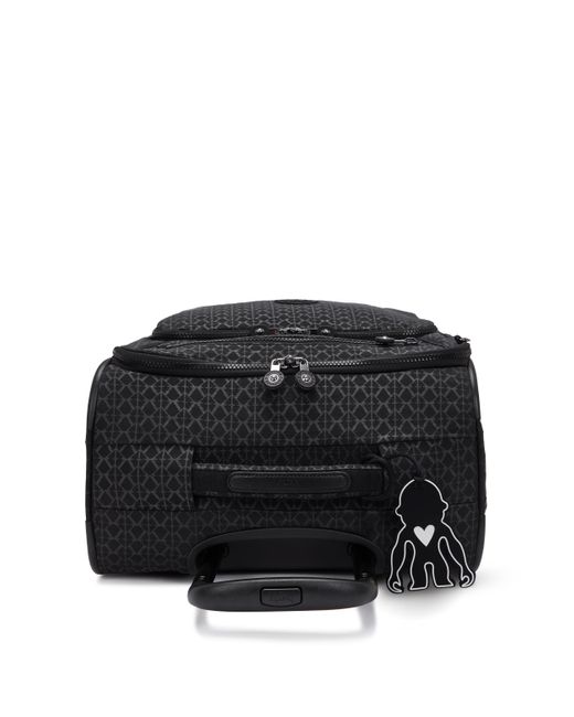 Kipling Blue Carry On New Youri Spin S Palmtree Leaves Small