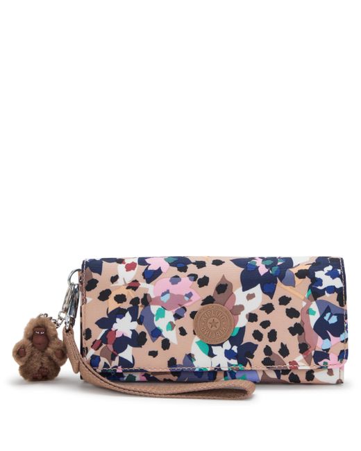 Kipling Blue Wallet & Purses Rubi Autumn Blossoms Large
