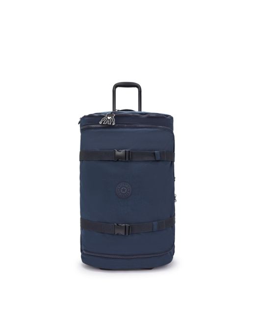 Kipling Blue Wheeled luggage Aviana M Relaxed Grey Medium