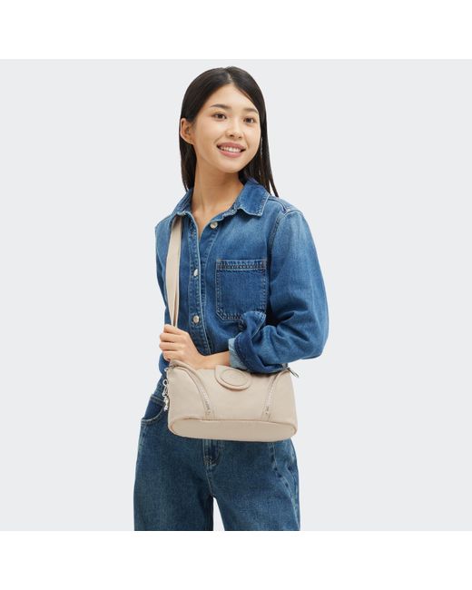 Kipling Gray Crossbody Bag Sera M Spice Medium