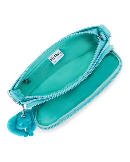Kipling Blue Shoulder Bag Milos Up Deepest Aqua Small