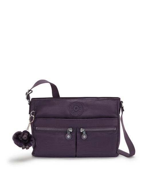 Kipling Purple Crossbody Bag New Angie Ultimate Plum Small