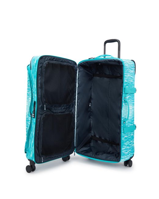 Kipling Blue Wheeled luggage Spontaneous L Aqua Pool Large