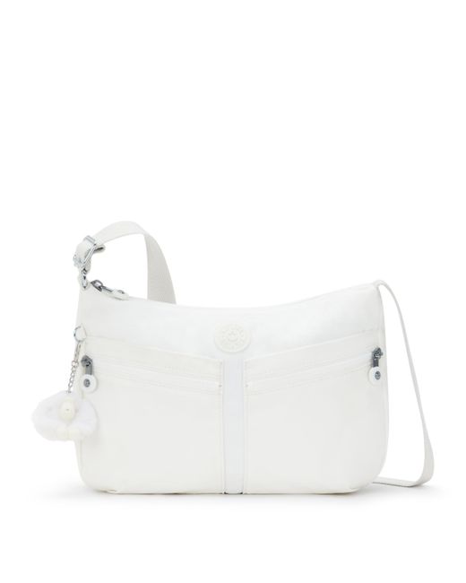 Kipling White Crossbody Bag Izellah Pearl Medium