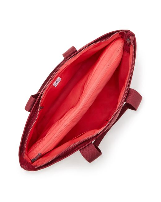 Kipling Red Tote Colissa Up Funky Large