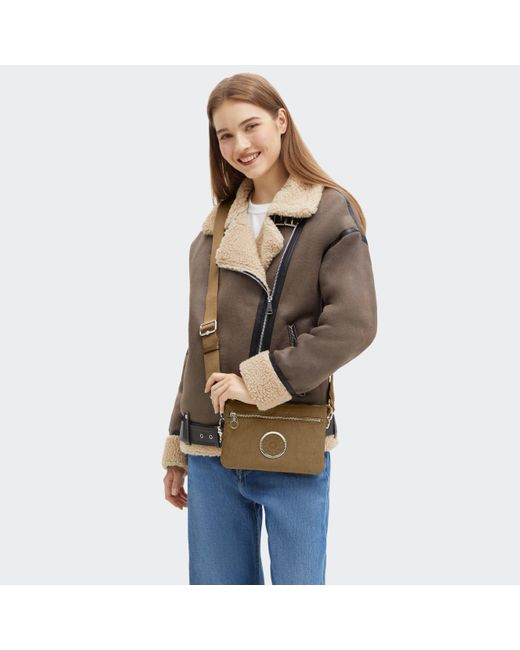 Kipling Green Crossbody Bag Riri Zip Dry Laurel Spice Small