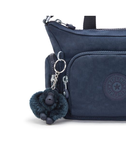 Kipling Blue Small Shoulder Bag With Adjustable Strap