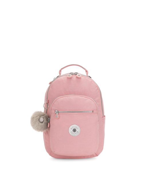 Kipling Pink Seoul Small Backpack