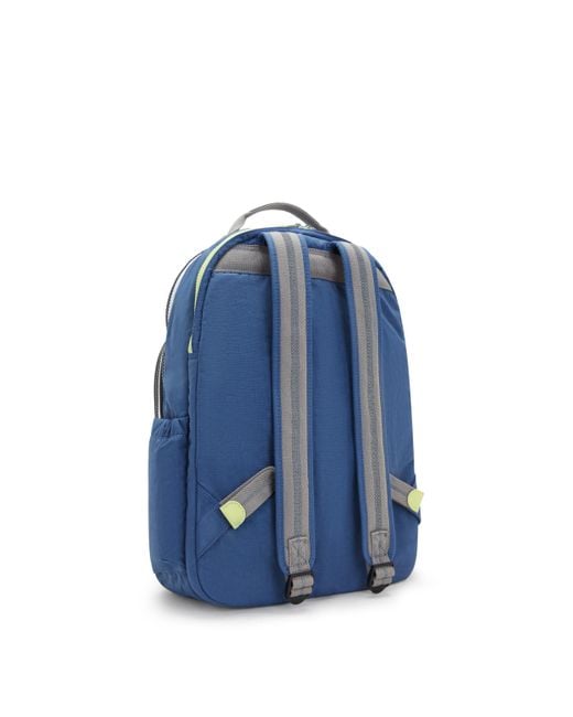 Kipling Green Backpack Seoul Lap Tree House Block Large