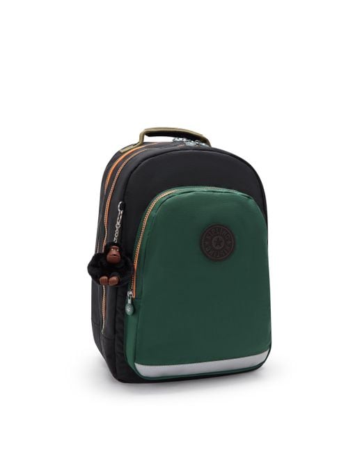 Kipling Green Backpack Class Room Tree House Block Large