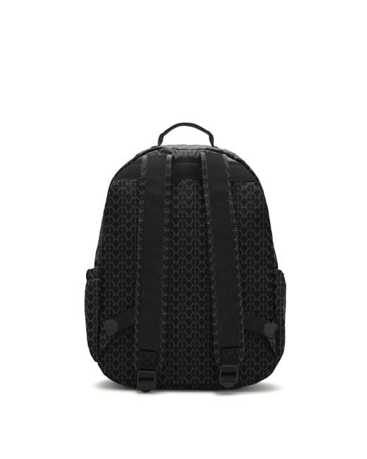Kipling Blue Seoul Prt 15" Laptop Backpack