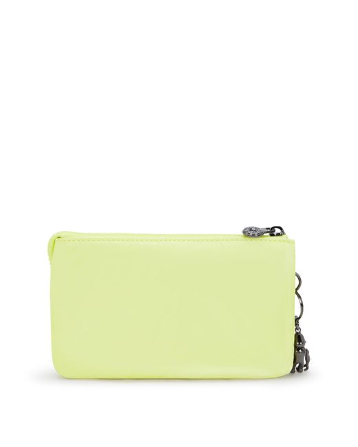 Kipling Yellow Pouch Creativity L Bright Sun Glam Large 70% Polyamide, 30% Polyurethane