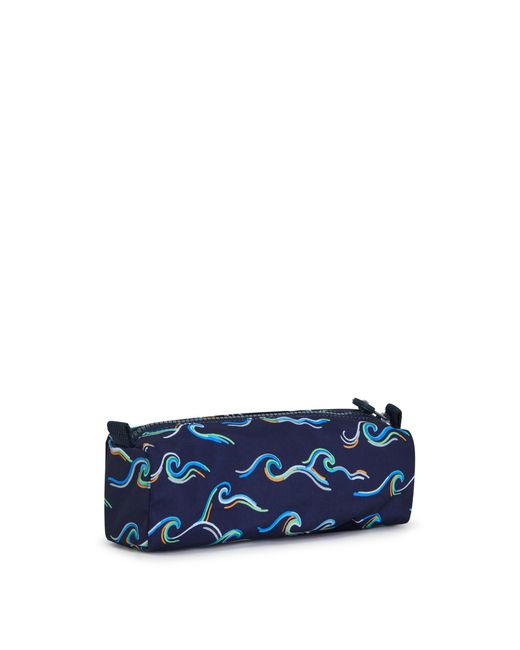Kipling Pink Pouch Cute Aqua Blossom Medium 100% Recycled Polyester