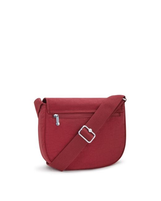 Kipling Red Crossbody Bag Loreen M Funky Medium