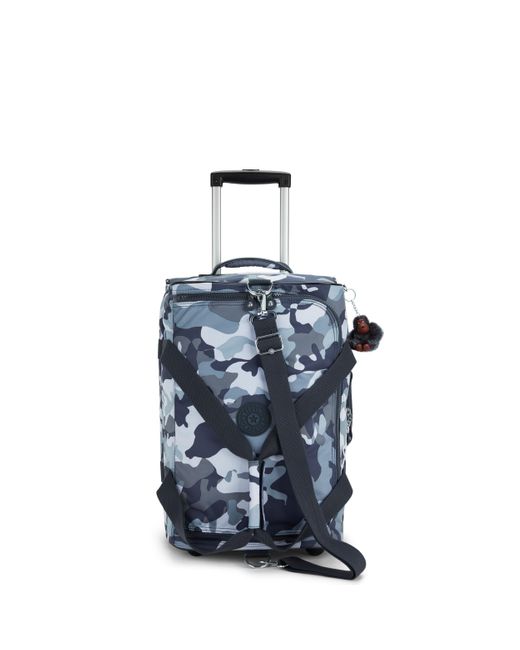 Kipling Blue Carry On Teagan Us Cool Camo Grey Small