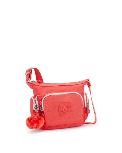 Kipling Red Crossbody Bag Gabbie Mini Almost Coral Small