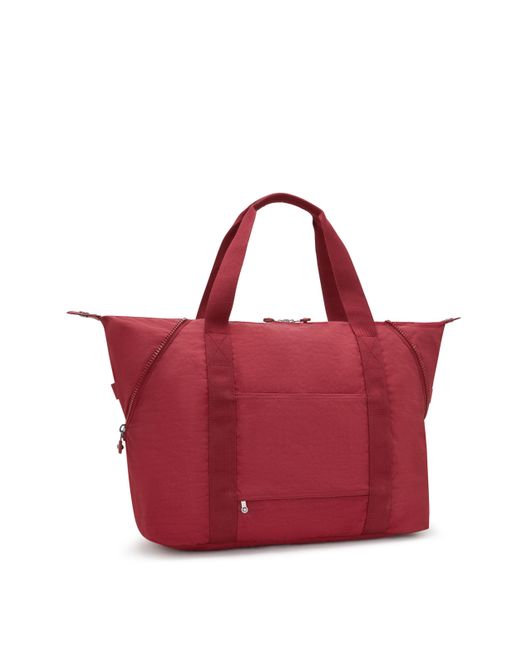 Kipling Red Art Medium 2 Tote Bag