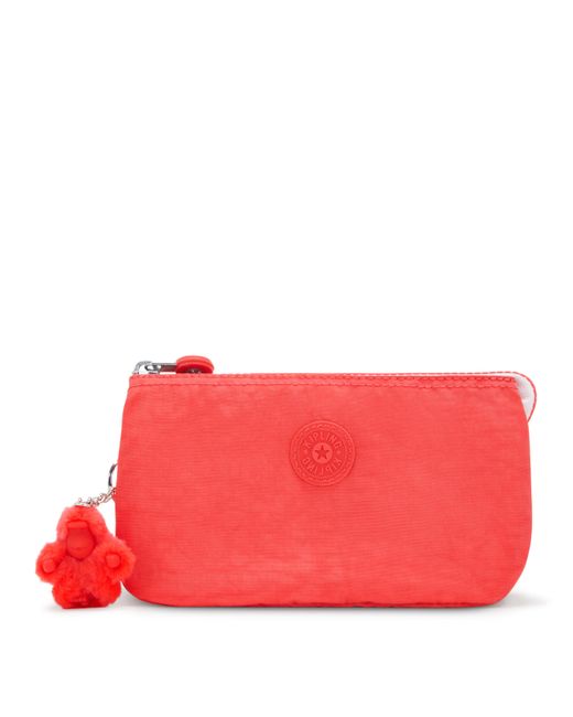 Kipling Red Pouch Creativity L Almost Coral Large