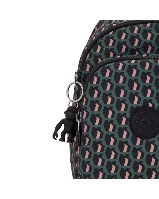Kipling Black Backpack New Delia Compact 3d K Pink Small