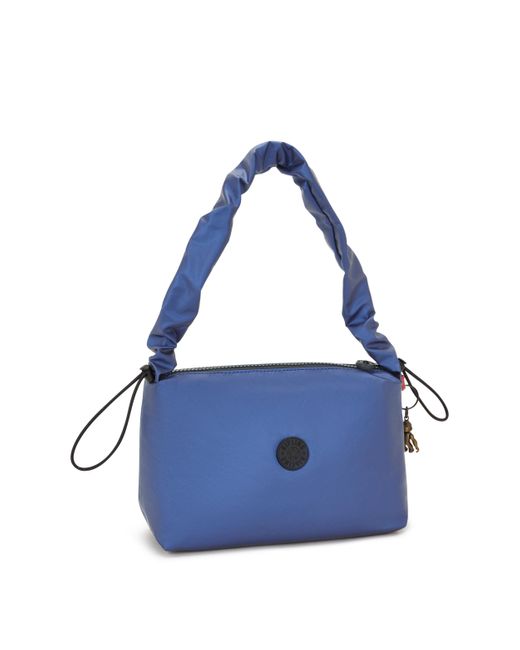 Kipling Blue Shoulder Bag Eleni Wonder Small 64% Polyamide, 36% Polyurethane