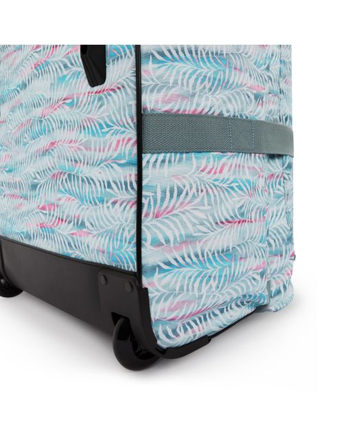 Kipling Blue Wheeled luggage Aviana L Palmtree Leaves Large