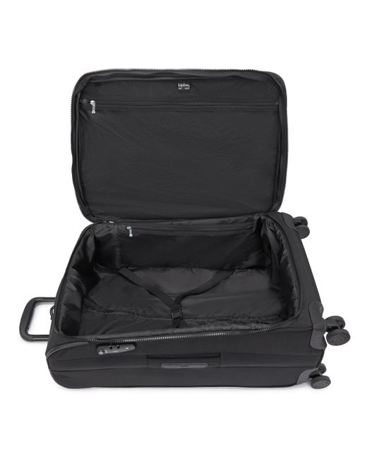 Kipling Wheeled Luggage New Youri Spin M Black Noir Medium