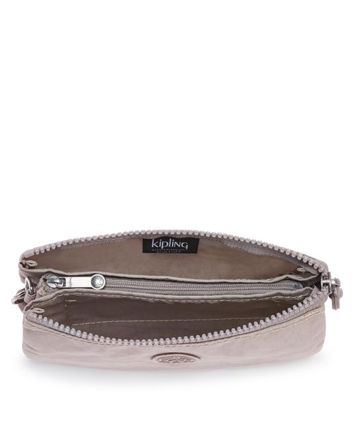 Kipling Brown Pouch Creativity L Gris Large 100% Polyamide