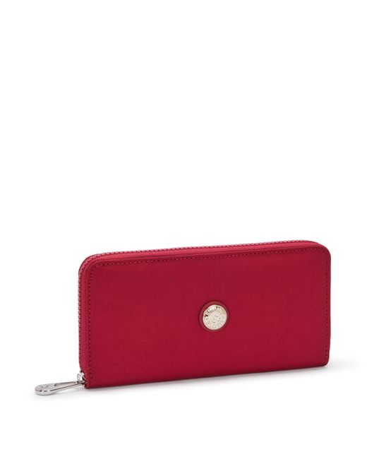 Kipling Red Wallet & Purses Money World Funky Large