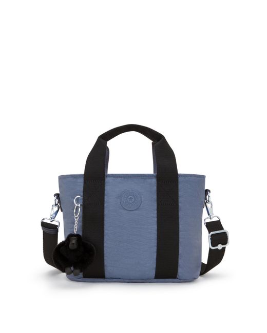 Kipling Blue Shoulder Bag Minta Relaxed Grey Small