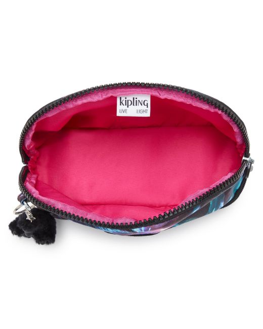 Kipling Blue Pouch Multi Keeper Spectral Orchid Large 100% Recycled Polyester