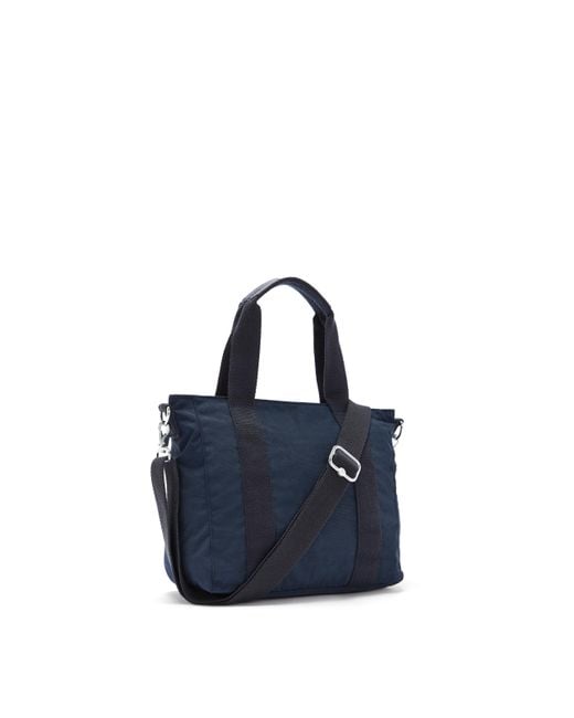 Kipling Multicolor Tote Asseni Mini Blue Bleu 2 Small
