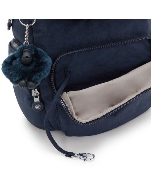Kipling Blue Backpack City Zip S Muted Sage Combo Small
