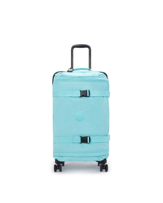 Kipling Blue Wheeled luggage Spontaneous M Deepest Aqua Medium