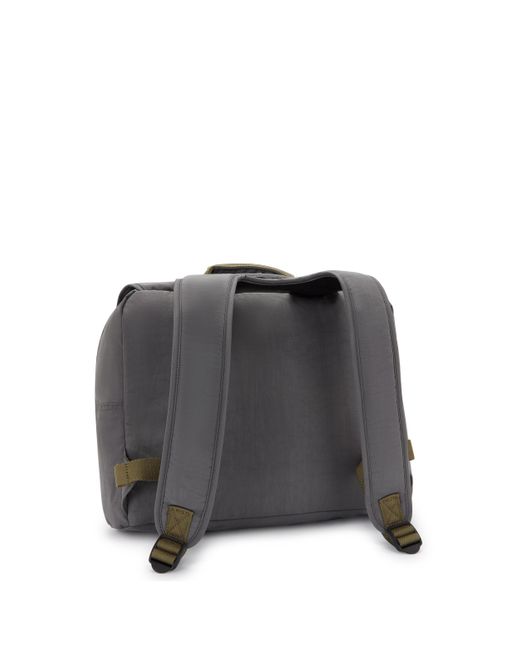 Kipling Gray Backpack Iniko Back To Medium 56% Recycled Polyamide, 44% Polyamide