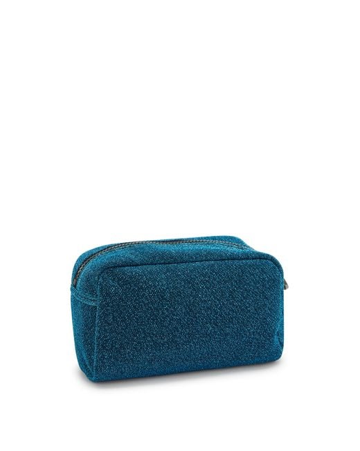 Kipling Blue Pouch Gleam Leaves Towel Medium 75% Cotton, 25% Polyester