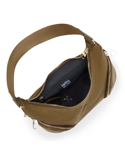 Kipling Brown Shoulder Bag Ilie Dry Laurel Spice Medium