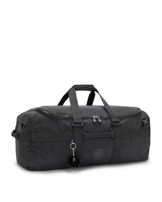 Kipling Gray Weekend Bag Jonis M Noir Medium