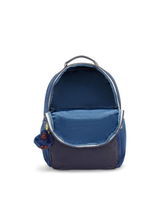 Kipling Green Backpack Seoul Lap Tree House Block Large