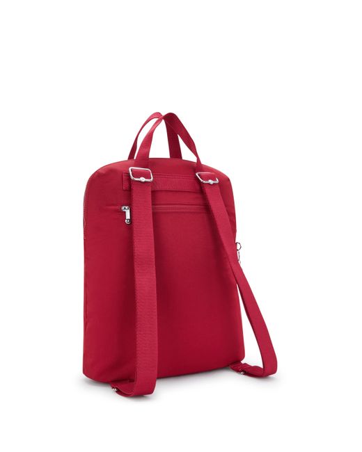 Kipling Red Backpack Kazuki Wine Medium