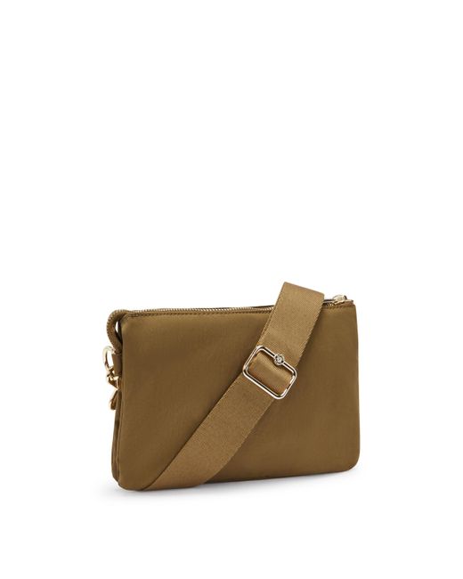 Kipling Green Crossbody Bag Riri Zip Dry Laurel Spice Small