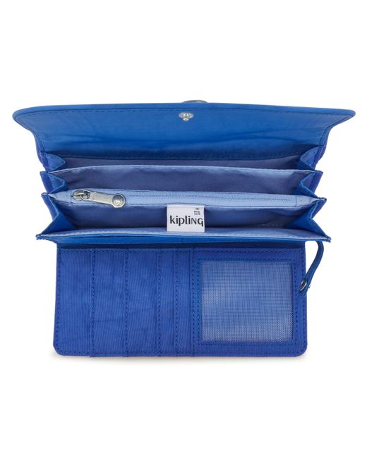 Kipling Blue Money Land Large Wallet